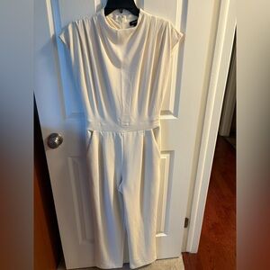 Express Cream Jumpsuit